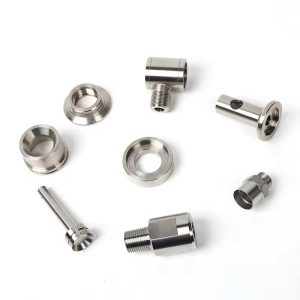 custom aluminum cnc machining parts precision machining of accessories with cnc swiss type lathes.