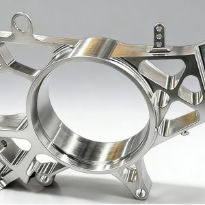 Custom CNC machined aluminum robot structural component with high precision