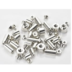 custom aluminum cnc machining parts precision machining of accessories with cnc swiss type lathes.