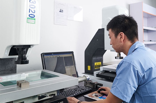 CNC precision parts quality inspection