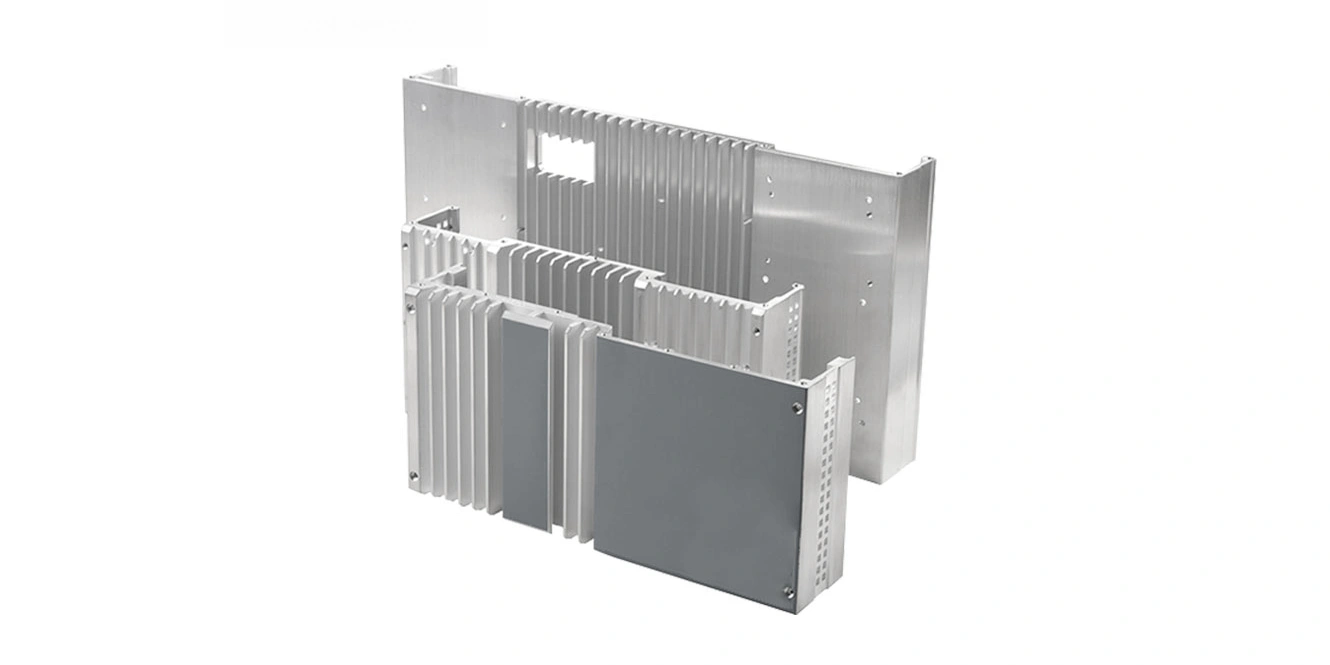 CNC machined aluminum housings
