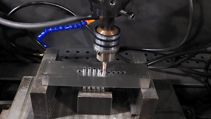 Hole EDM machining for micro holes and deep small holes