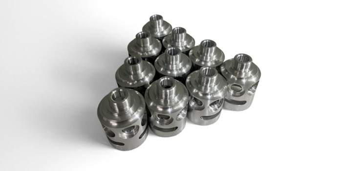 High volume CNC turned stainless steel fittings