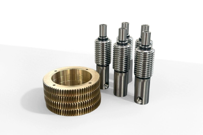 Worm and worm gears CNC machining