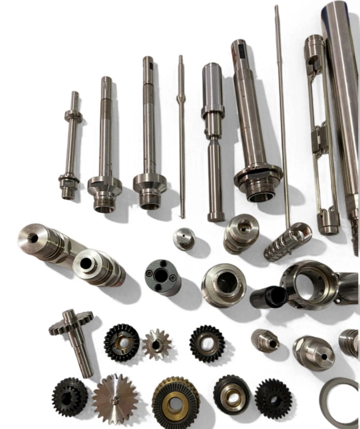 Shafts bushings and round industrial components