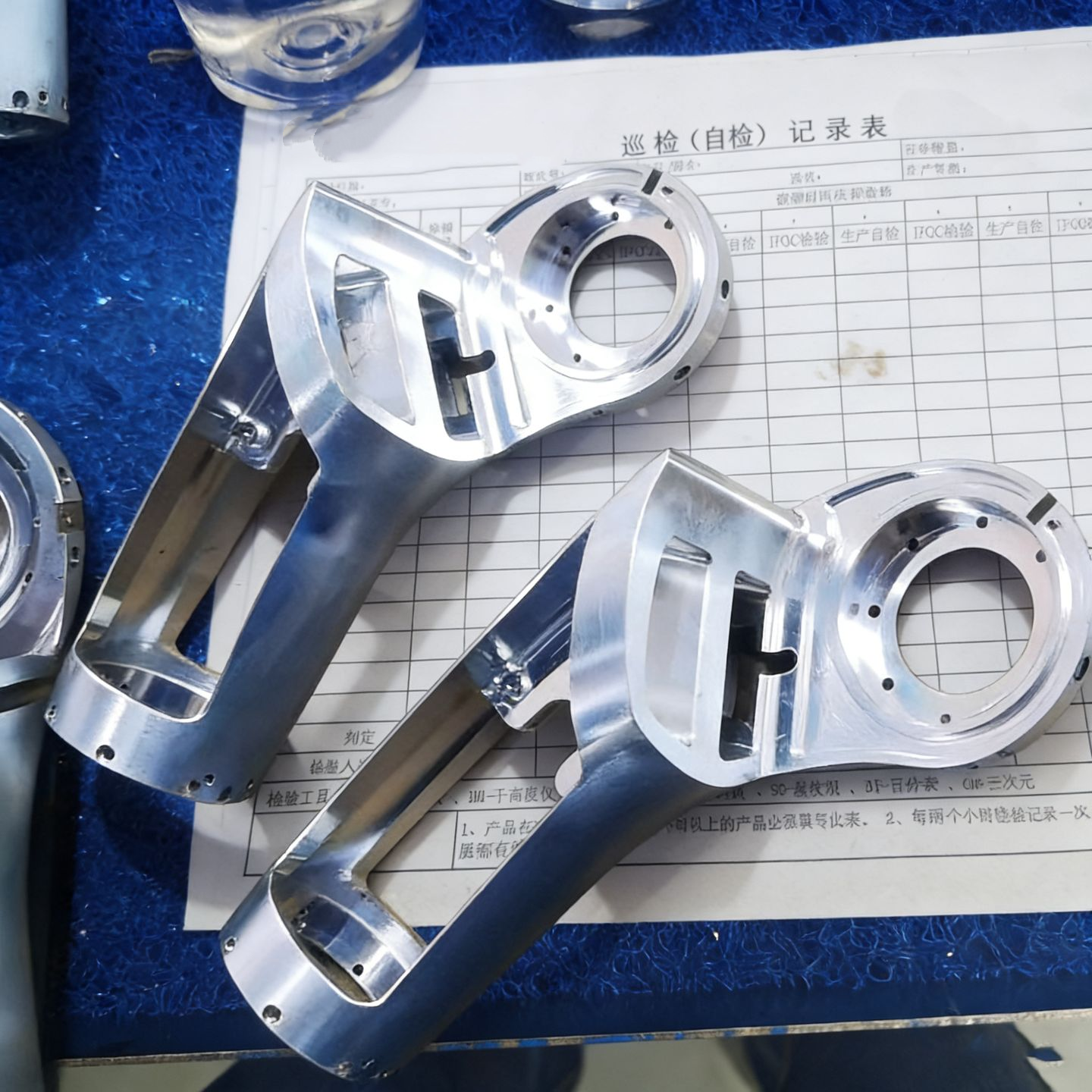Custom CNC Machined Aluminum Humanoid Robot Part - Image 2