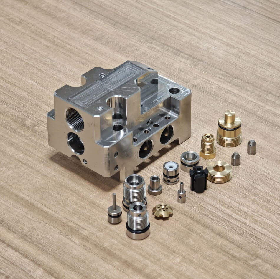 Custom CNC machined aluminum part