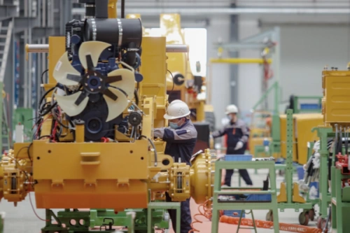 Industrial machinery gears