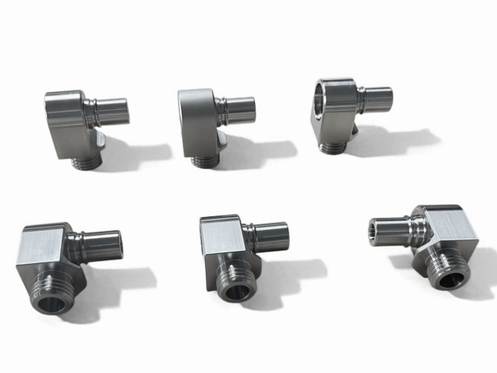 Stainless steel CNC machined component