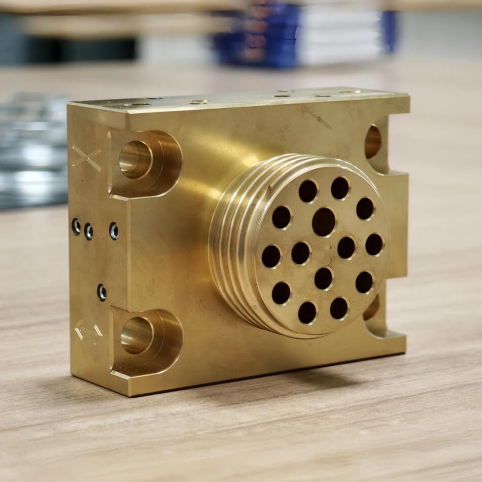 Complex custom CNC machining part