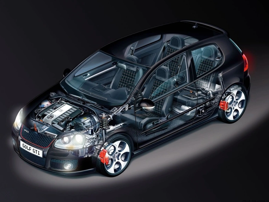 Precision CNC machined automotive components