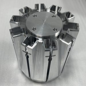 CNC 5-axis machining of complex stainless steel parts