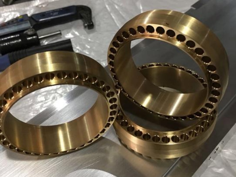 Custom bronze CNC machined parts by CNCTAL