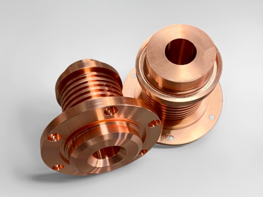 Copper CNC machined parts