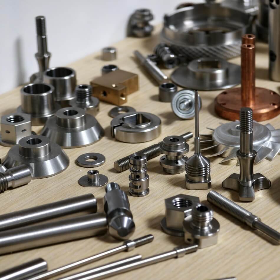 Precision rotary CNC part