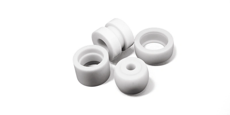 CNC machined plastic spacers and bushings