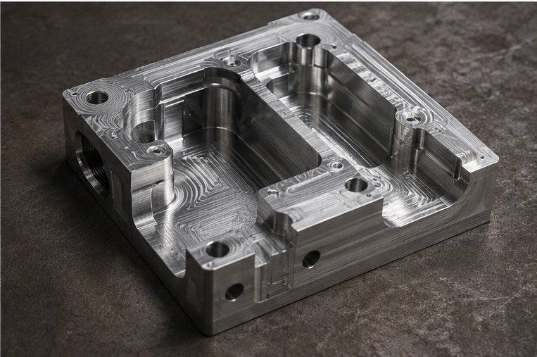 Black anodized aluminum CNC machined parts