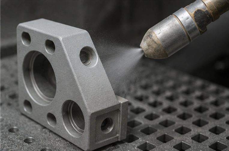 Powder coated CNC machined metal parts for industrial applications