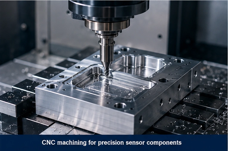 CNC machining for precision sensor components