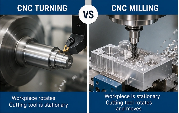 CNC milling machining complex aluminum components