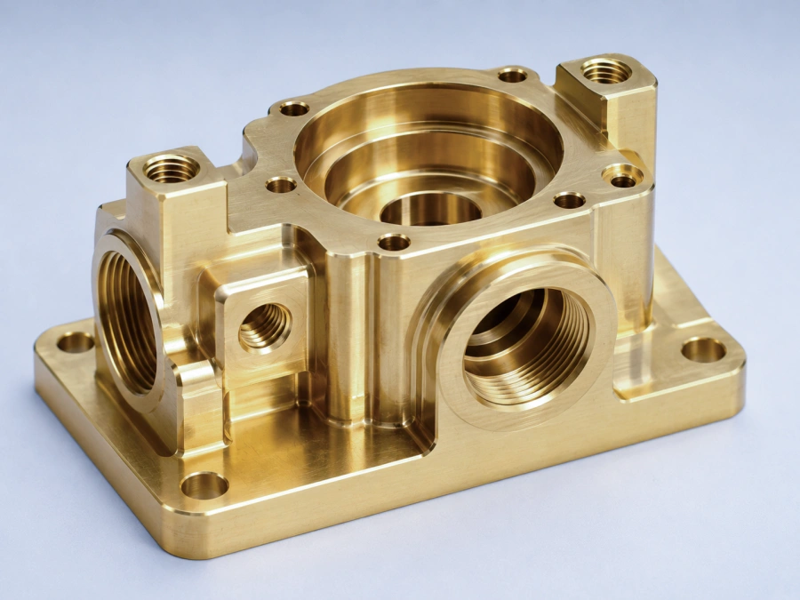 Copper CNC machined parts