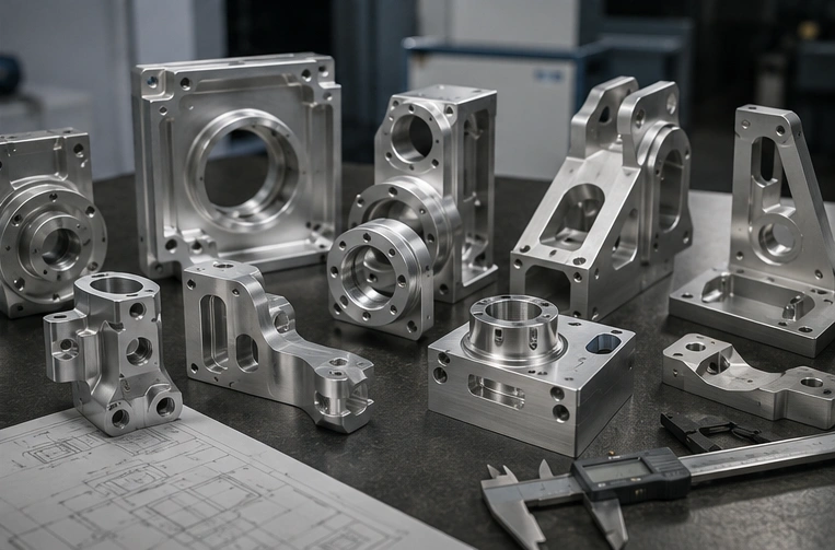 precision aluminum CNC machined components for industrial applications