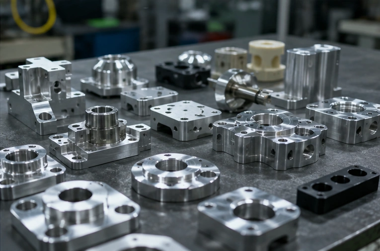 Low volume CNC machined aluminum stainless steel and plastic prototype parts