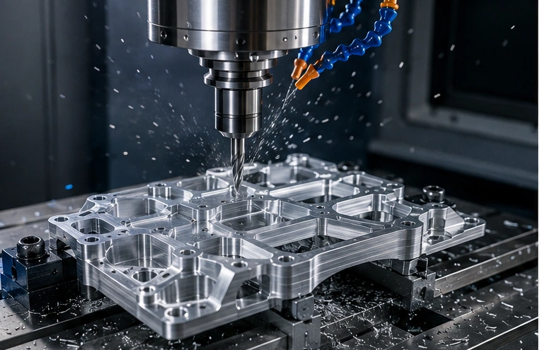 CNC machined drone frame aluminum UAV structural parts