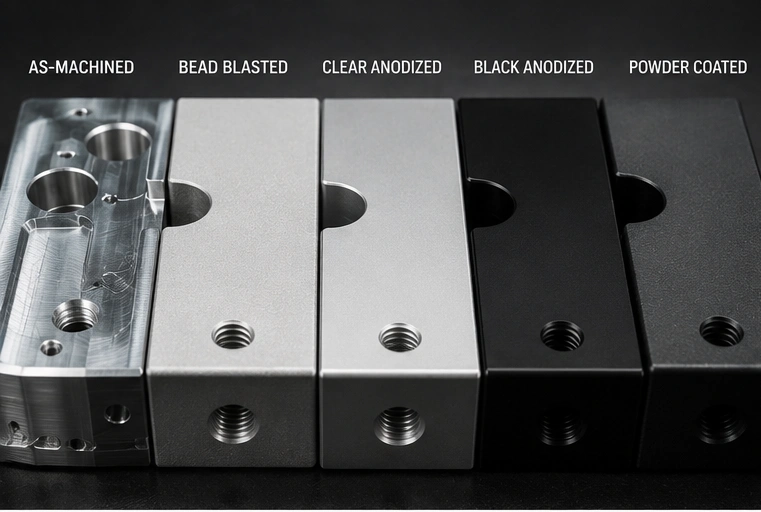 CNC surface finishing for aluminum machined parts