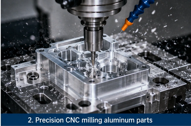 Precision CNC milling aluminum parts