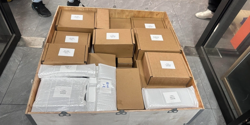 CNC machined parts packaging before shipment