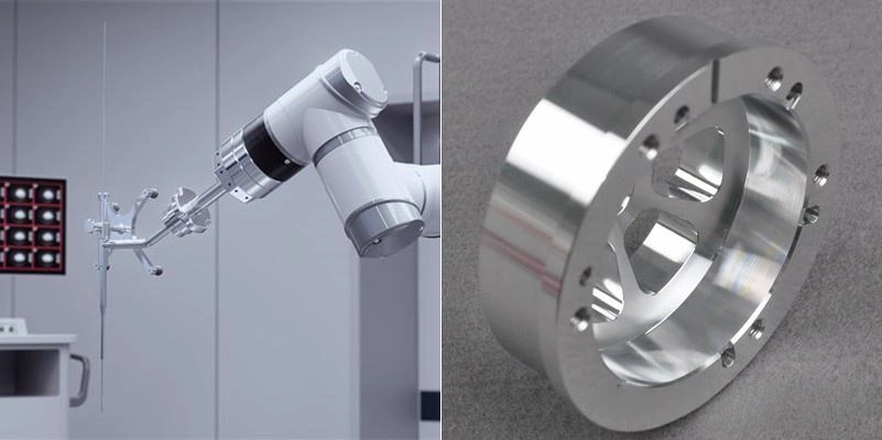 Small batch CNC machining for robot components