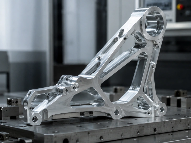 5-axis CNC machined aerospace parts including lightweight brackets and complex aluminum components