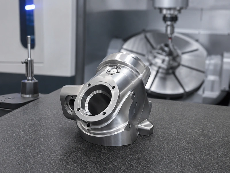 5-axis CNC machined medical equipment parts with complex contours and precision surfaces