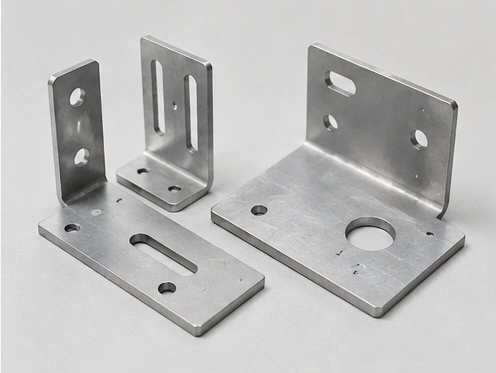 Precision CNC cut brackets for metal fabrication and machinery