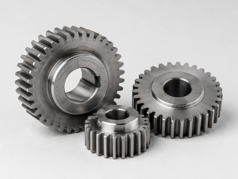 Custom CNC spur gears for precision gear machining and mechanical transmission parts