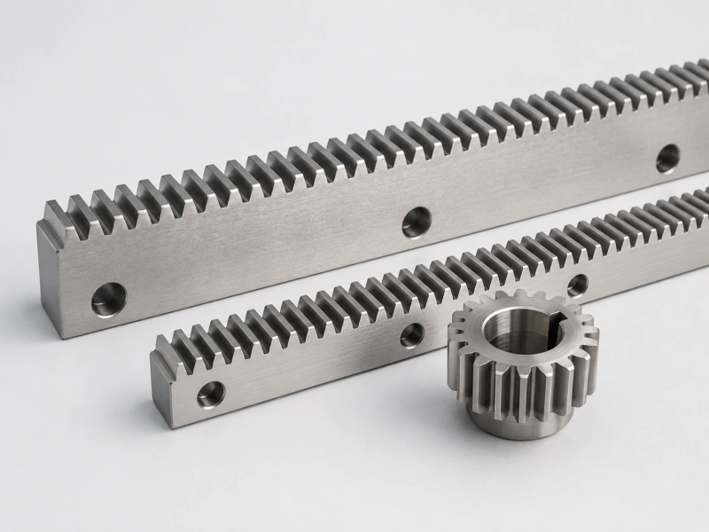 CNC machined gear racks for linear motion systems and custom gear components