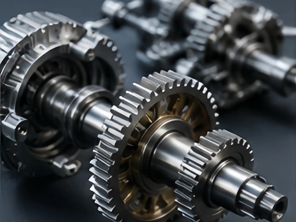 CNC machined industrial machinery components
