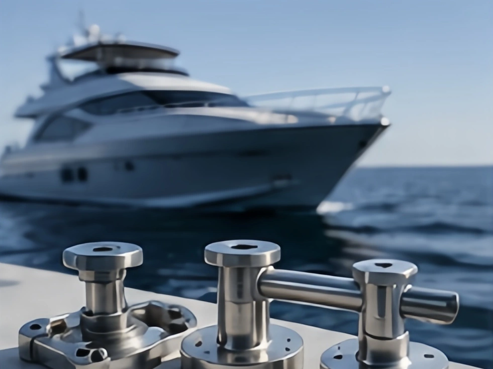 CNC machined marine components