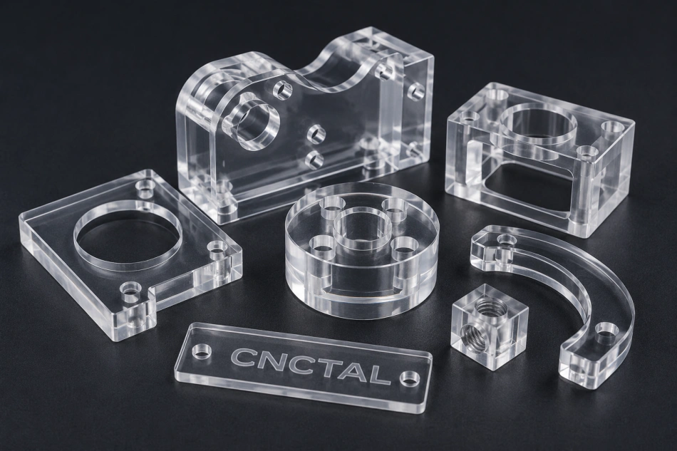 Acrylic PMMA CNC machined parts