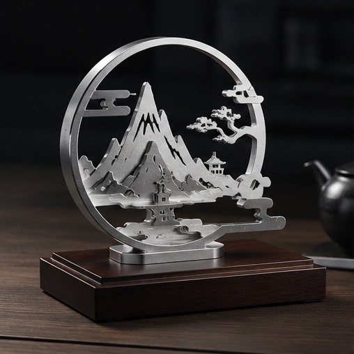 Custom CNC machined metal crafts