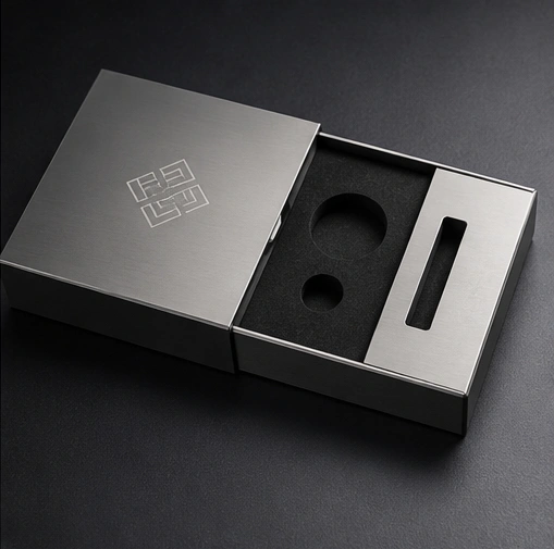 CNC machined luxury packaging components