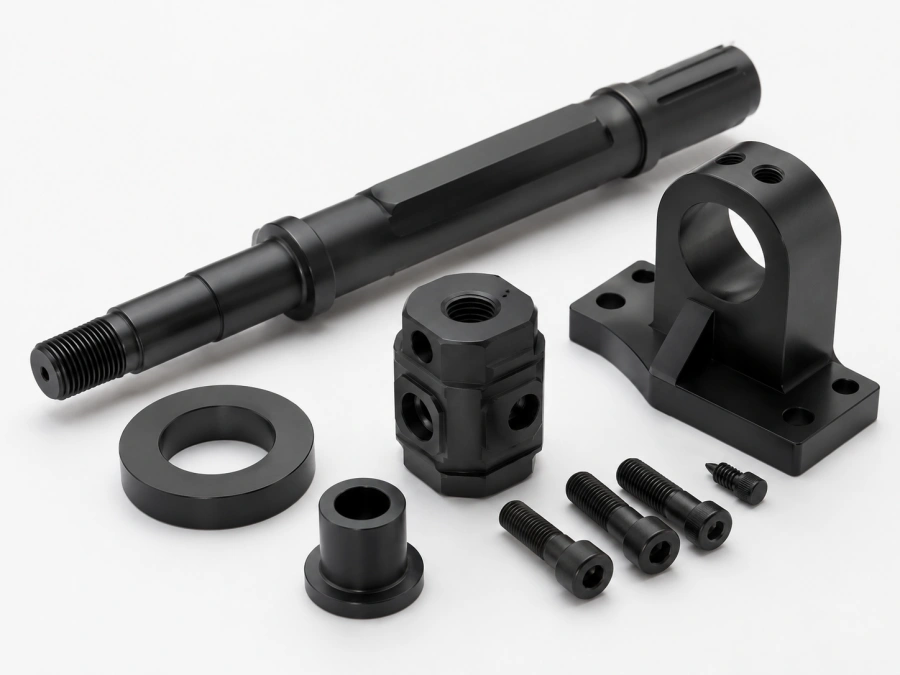 Black Oxide CNC Parts