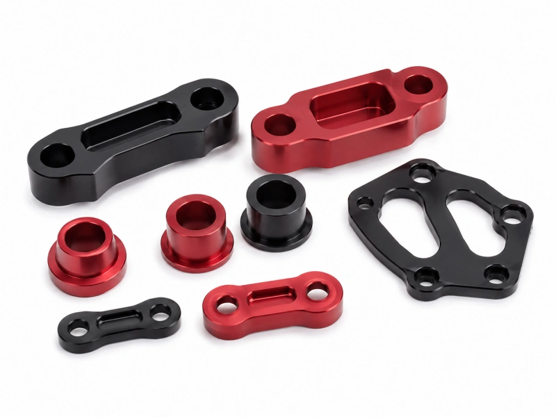 Custom motorcycle performance hardware CNC machining