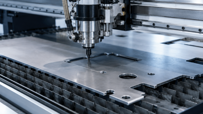 CNC cutting service for custom metal and plastic parts