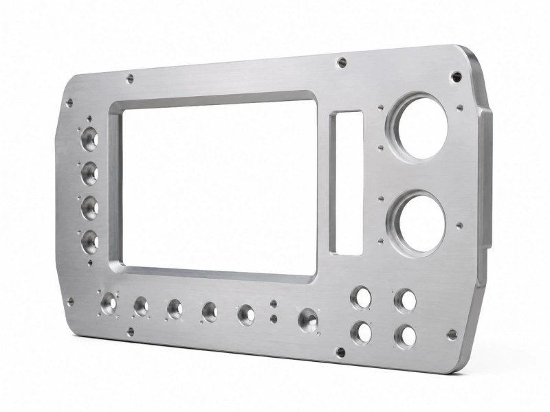 CNC machined instrument panel