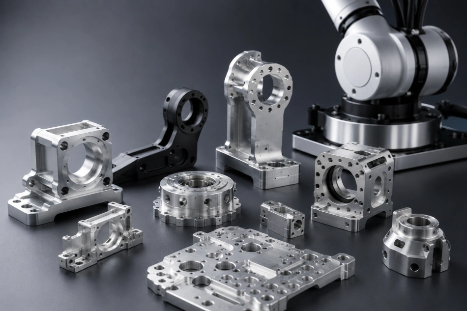 CNC machined robotics parts case study for automation equipment