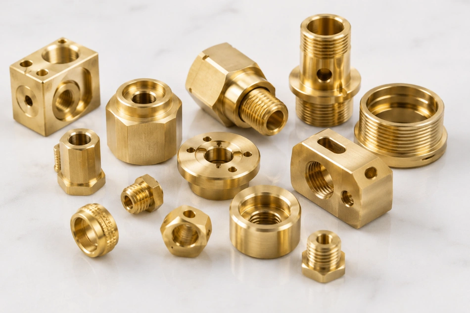 Brass CNC machined parts