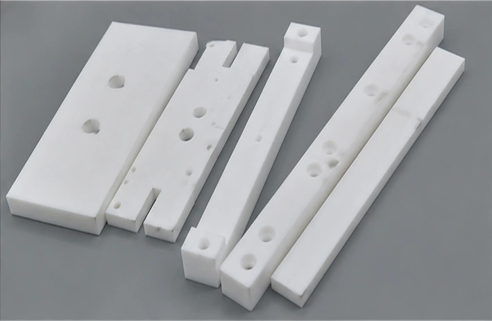 PTFE sliding pads CNC machined parts