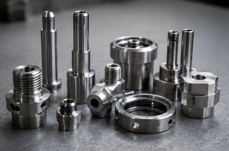 Custom stainless steel CNC parts for industrial equipment